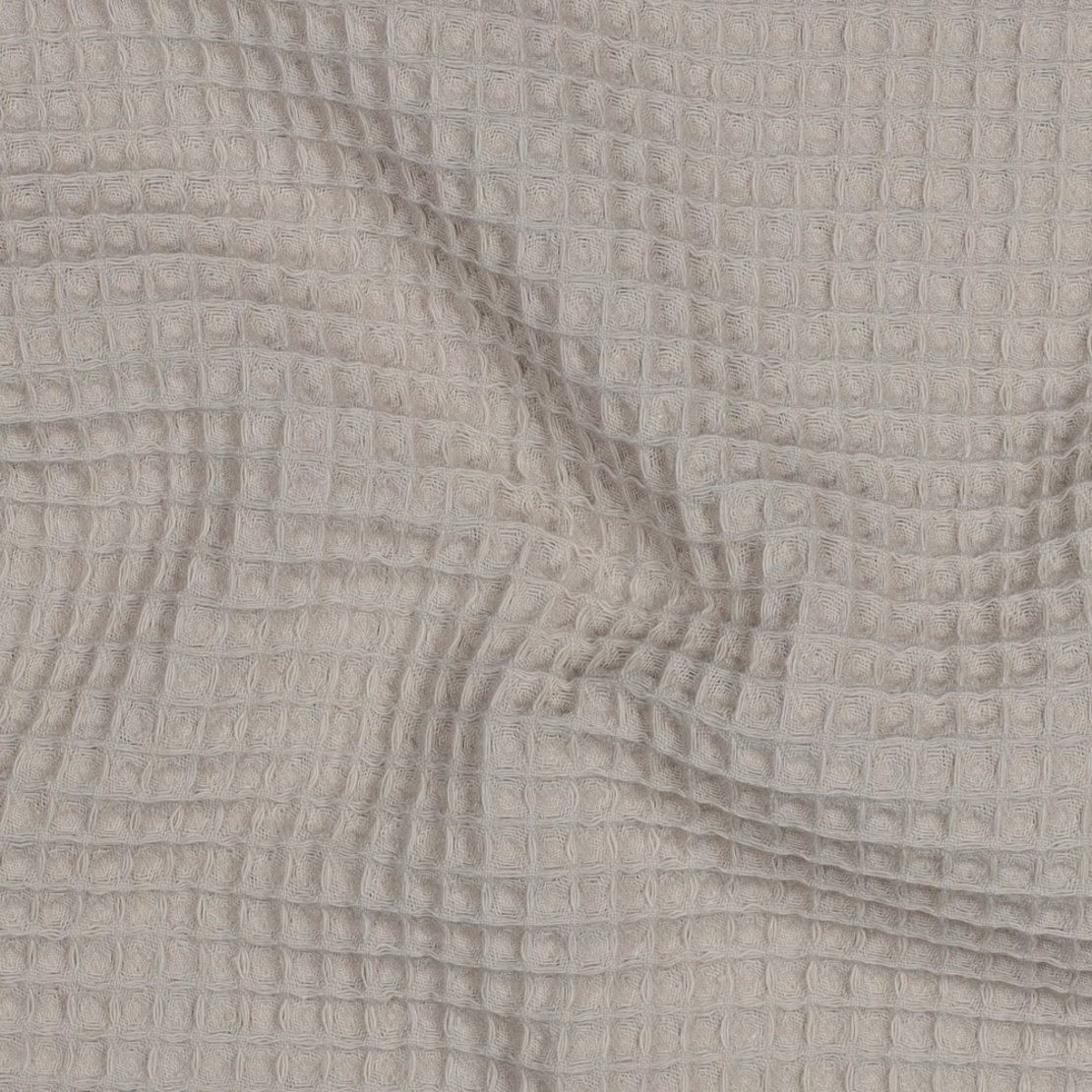 אריג פיקה וופל אורגני צבע בז