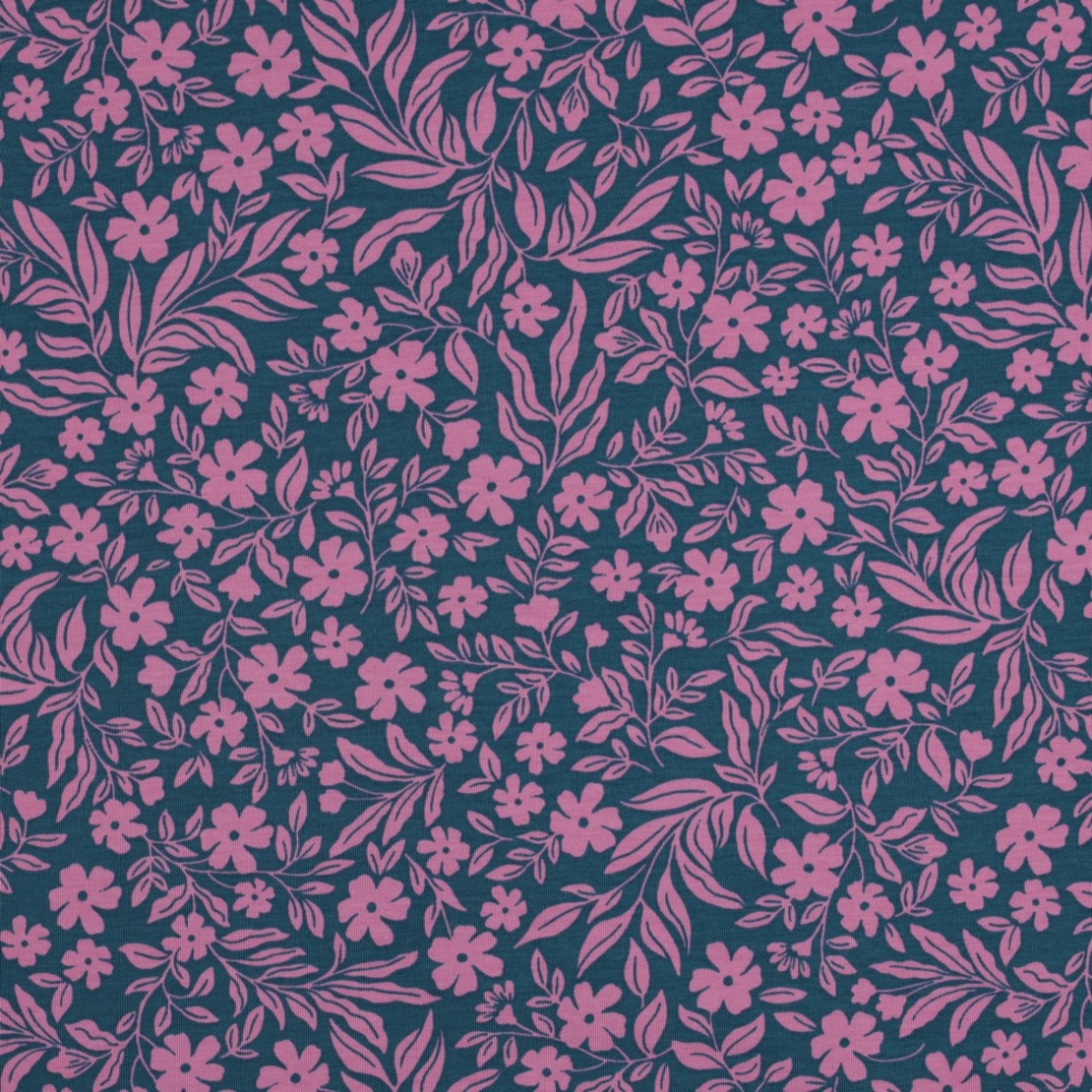 טריקו בוקר בטוסקנה בגווני פטרול וסגלגל