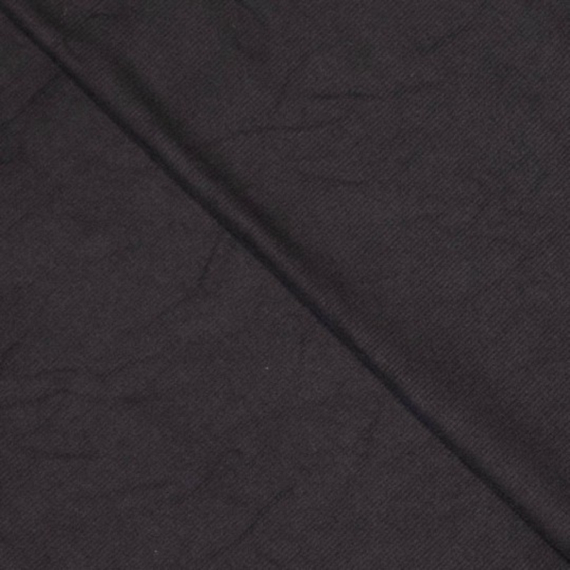 סריג ריב מוברש צבע שחור