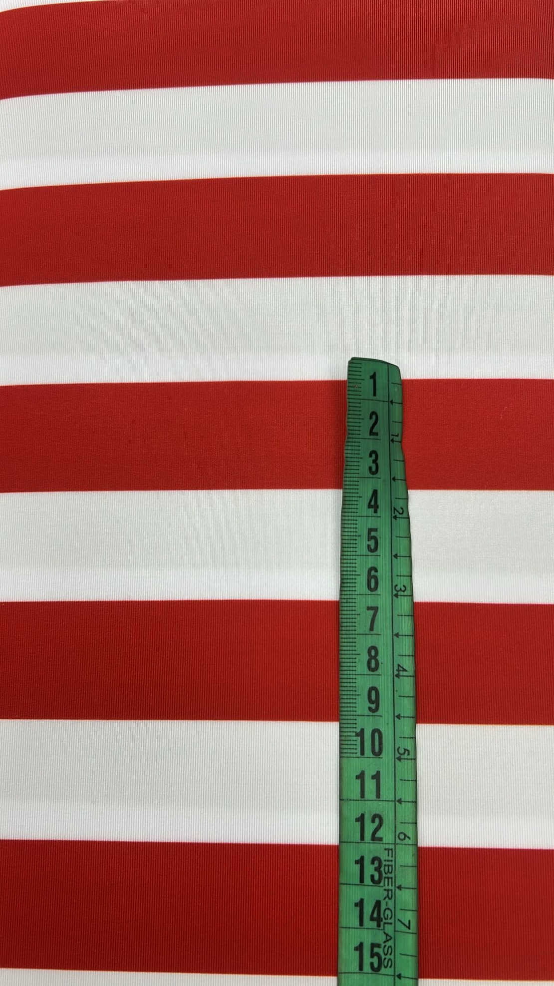לייקרה פסים אדום לבן רוחב הפס 3 סמ