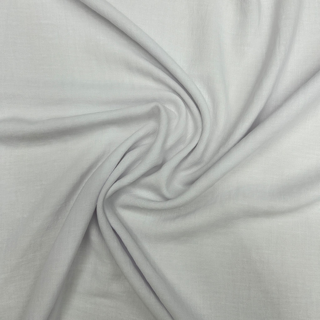 2 מטר אריג דמוי פשתן צבע לבן