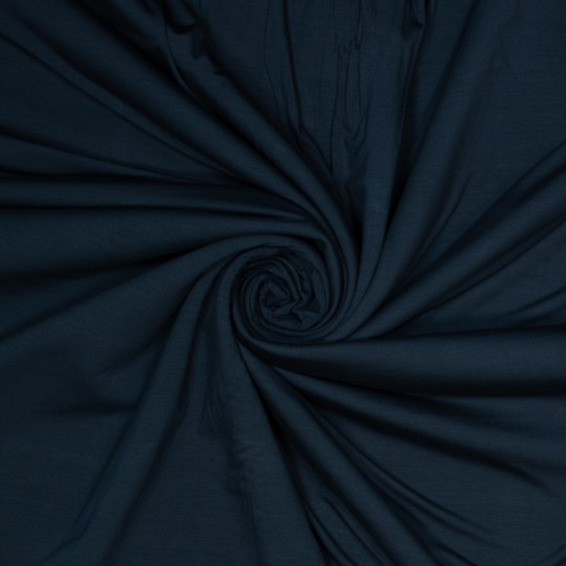 טריקו במבוק צבע כחול כהה