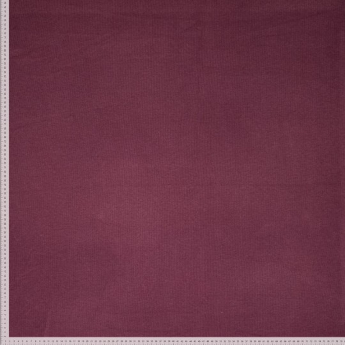 סריג ריב מוברש צבע בורדו יין