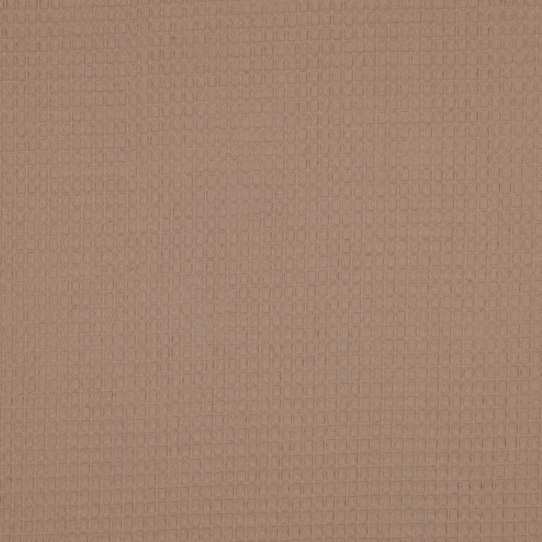 אריג פיקה וופל אורגני צבע כרמל