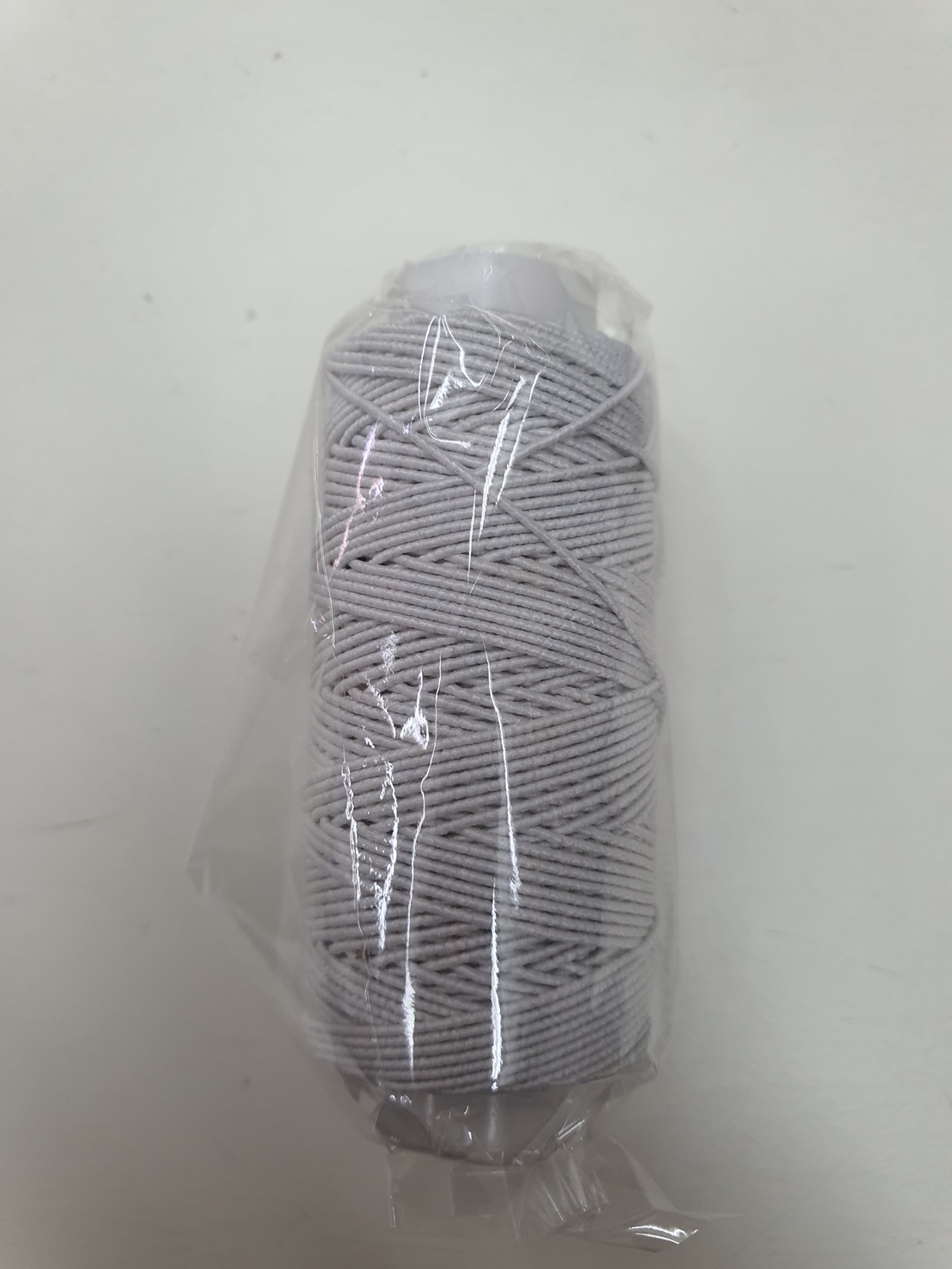 חוט גומי לכיווץ  צבע לבן