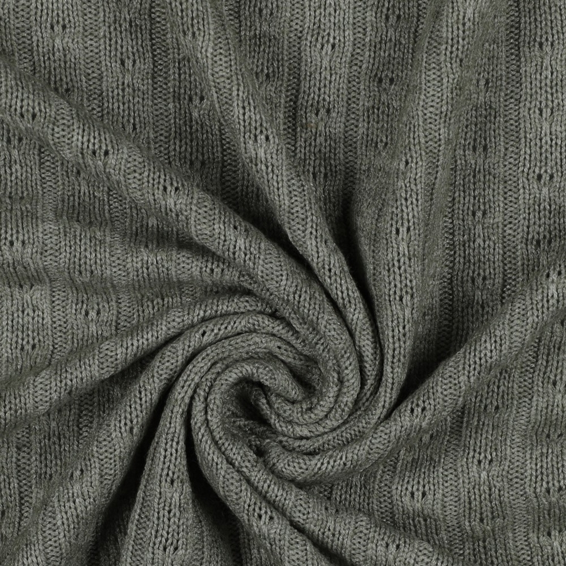 סריג צמות צבע ירוק מעושן