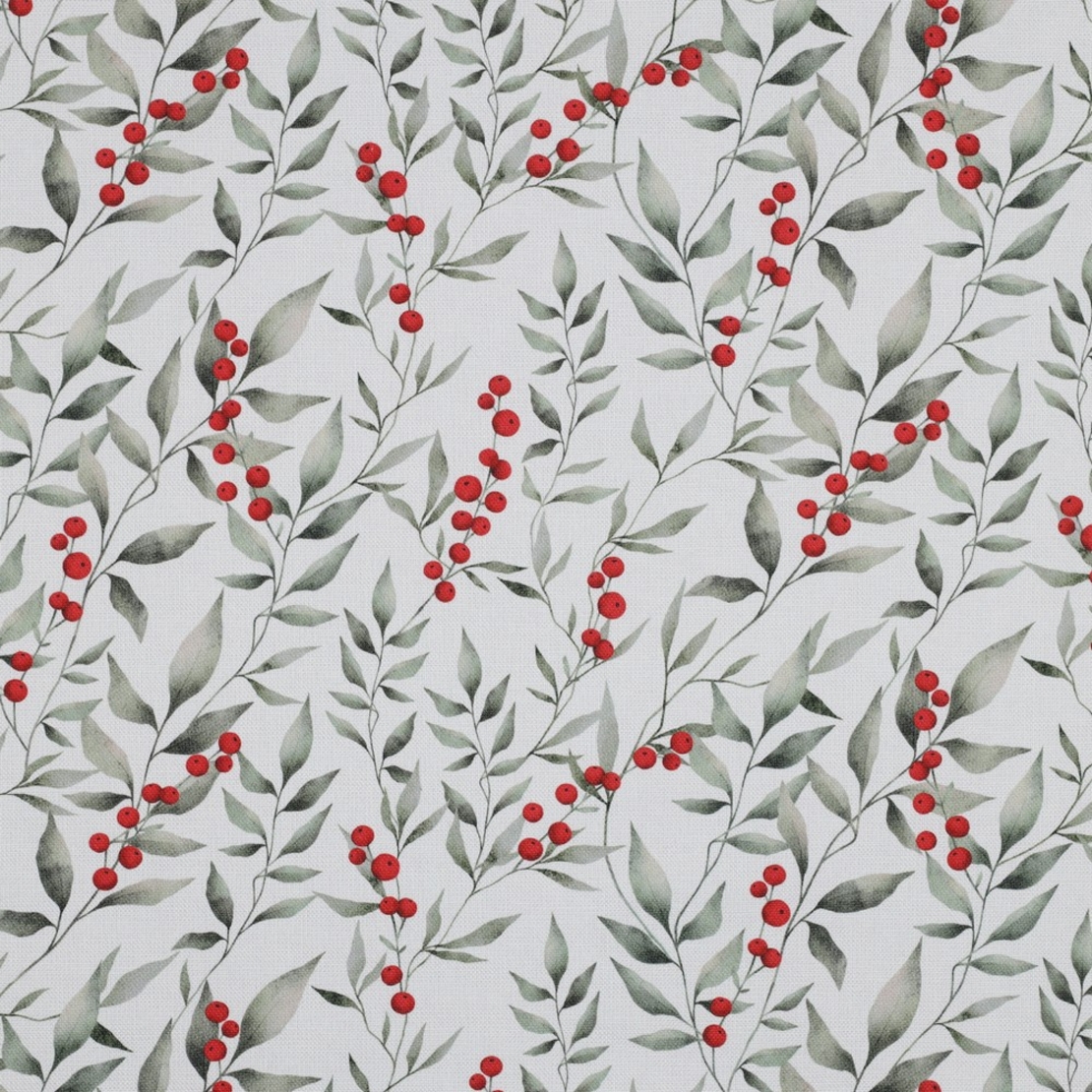 אריג קנבס דפוס דיגיטלי דומדמניות החורף