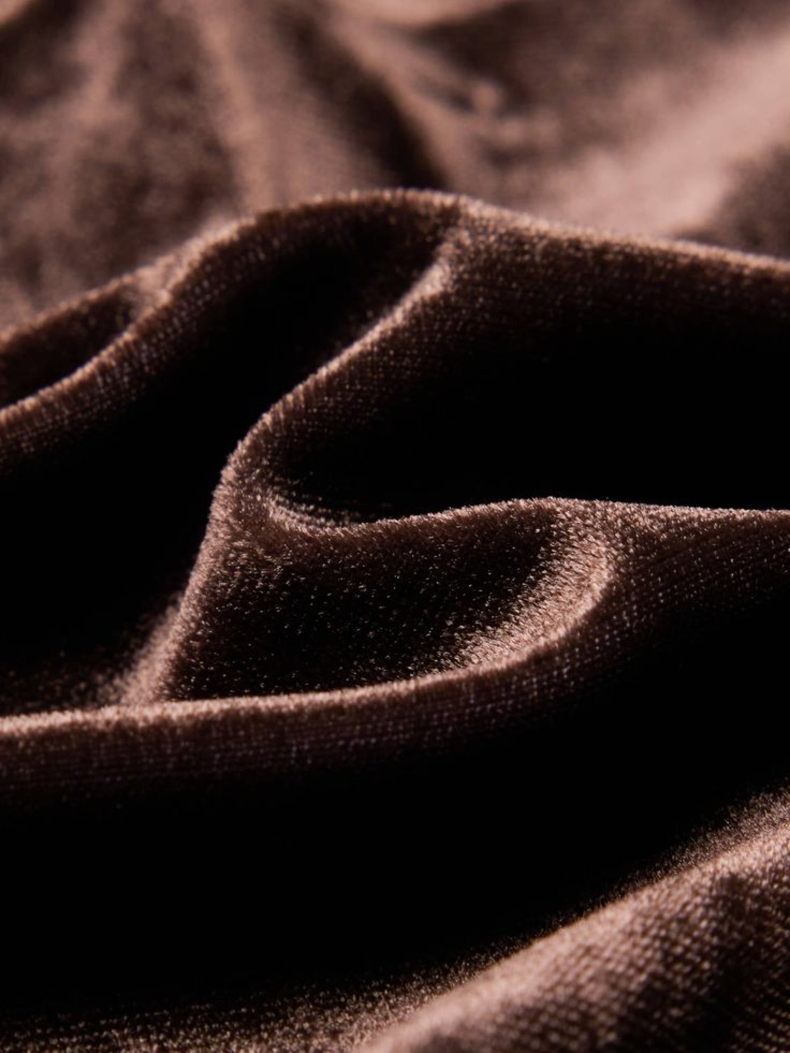 קטיפה קוריאנית צבע חום