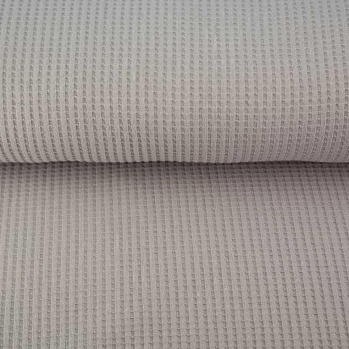 סריג וופל צבע אפור בהיר דגם איזבל