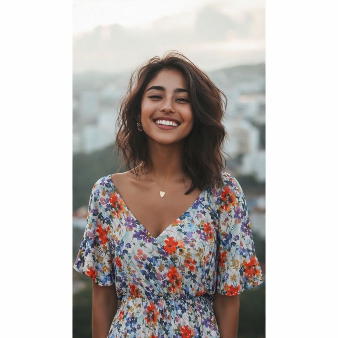 אריג ויסקוזה סטן דפוס פרחים דיגיטלי דגם בוטניקה רקע לבן