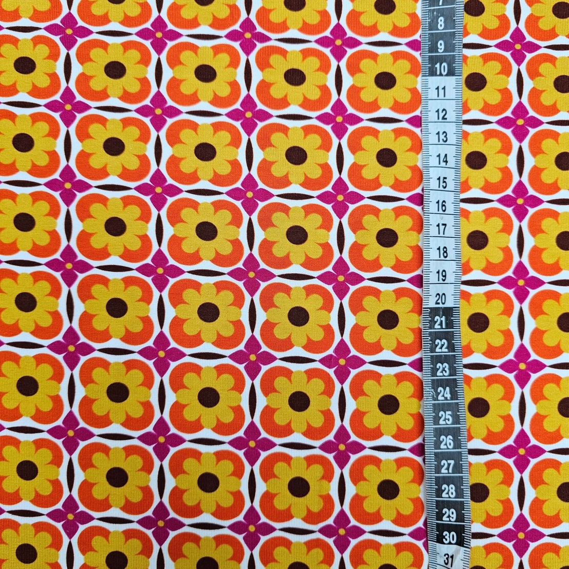 טריקו ויסקוזה דגם ילדי הפרחים