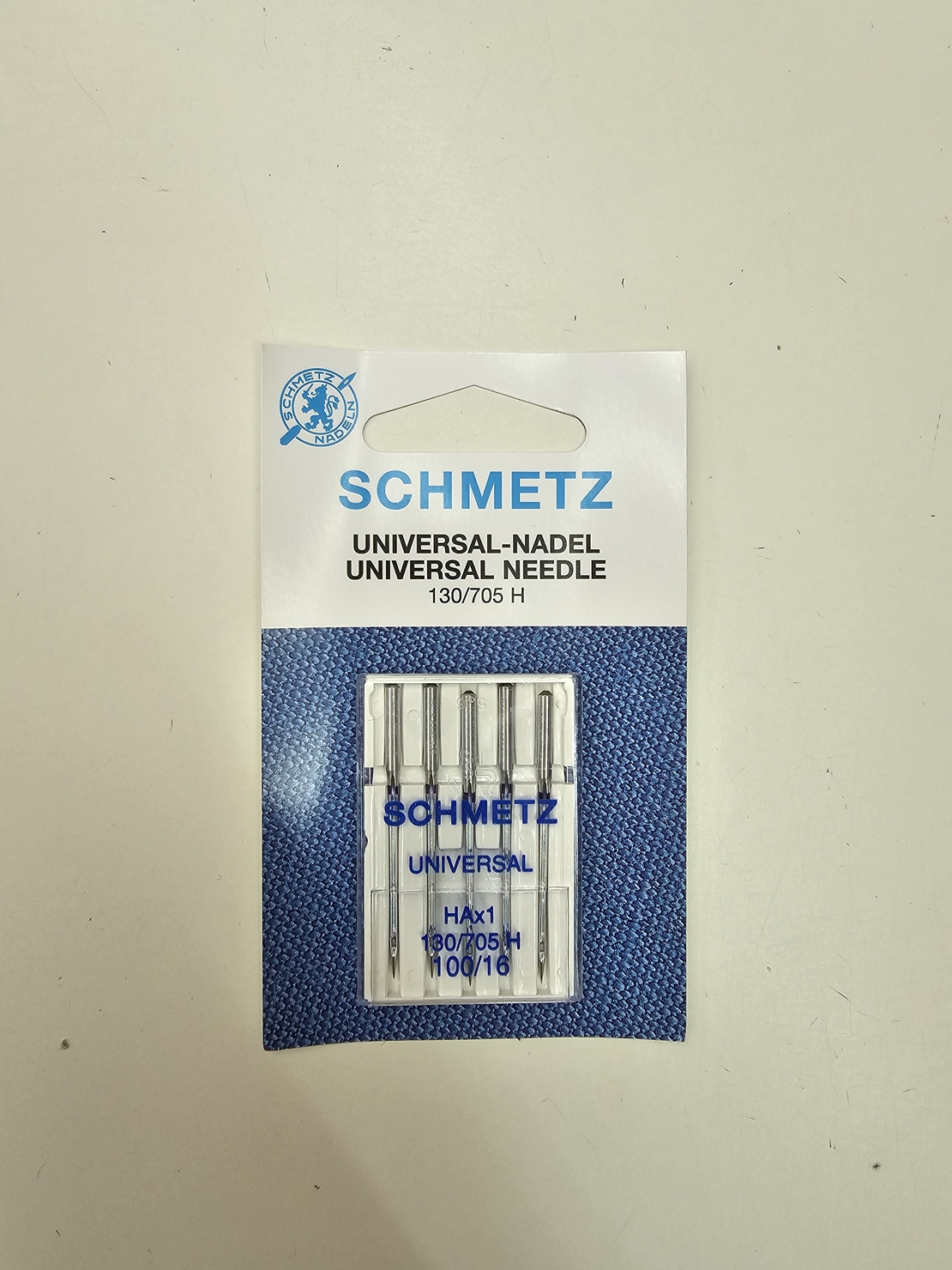 סט 5 מחטים למכונה גודל 100/16