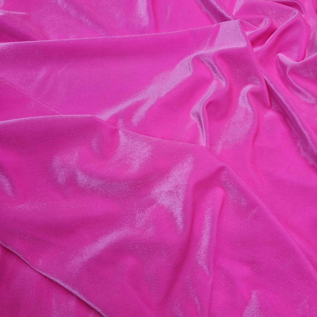 קטיפה משי דגם Panama צבע ורוד נאון