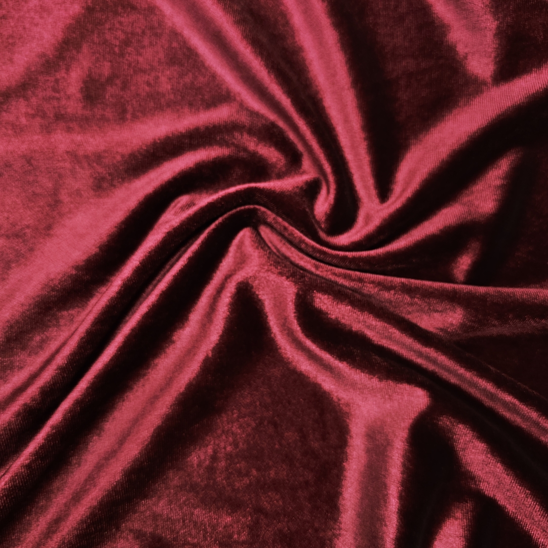 קטיפה קוריאנית צבע בורדו יין