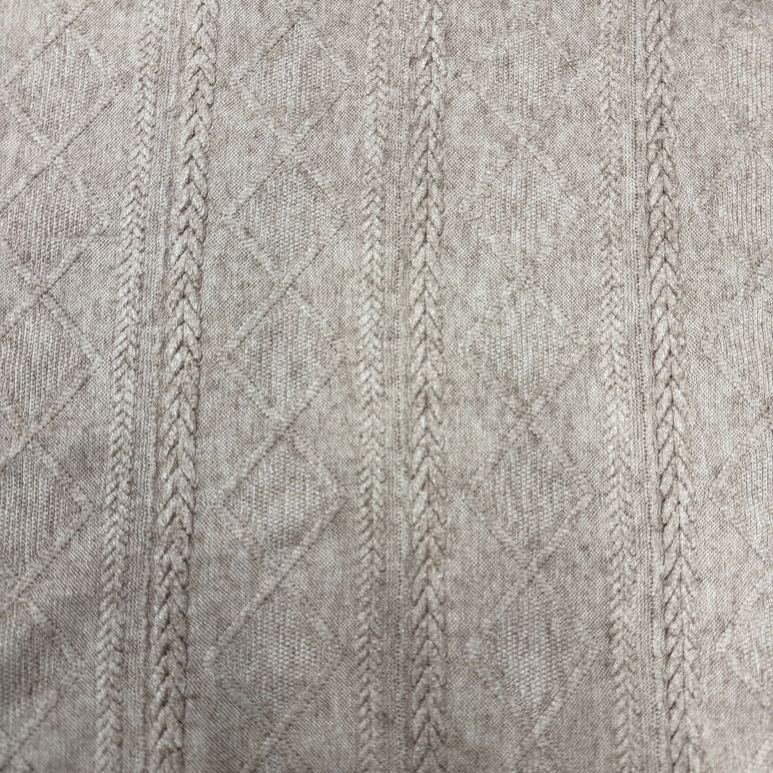 סריג צמות צבע בז פודרה דגם ורונה