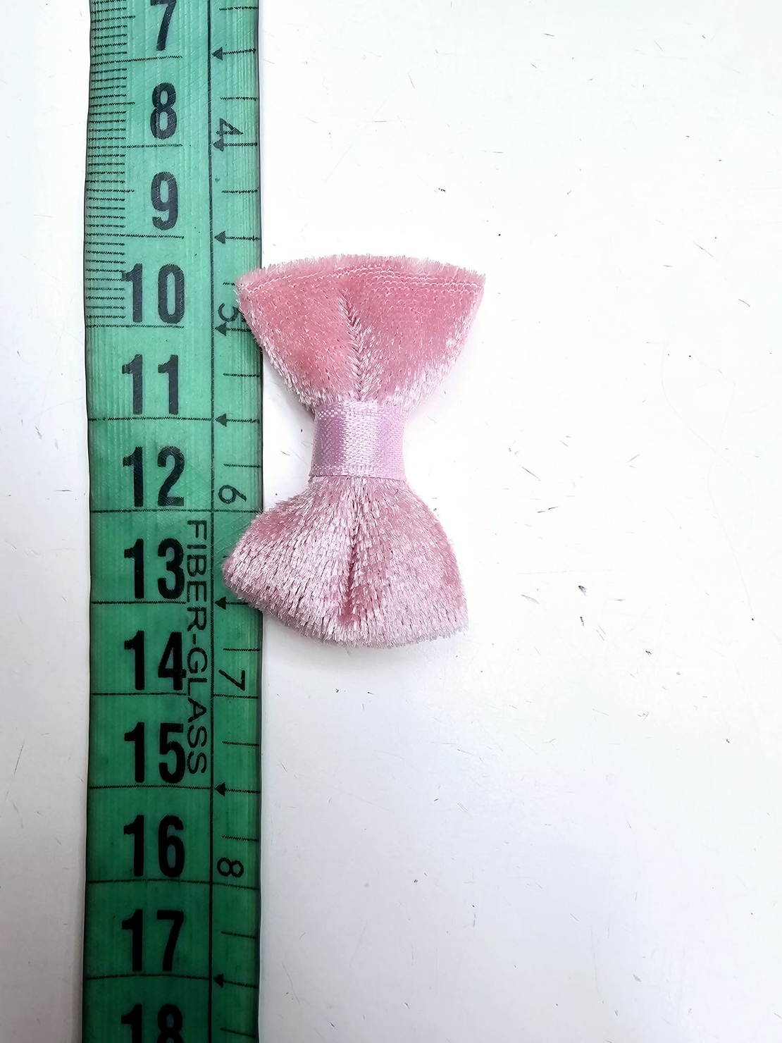 חבילה 5 יחידות פפיון קטיפה ורוד פודרה