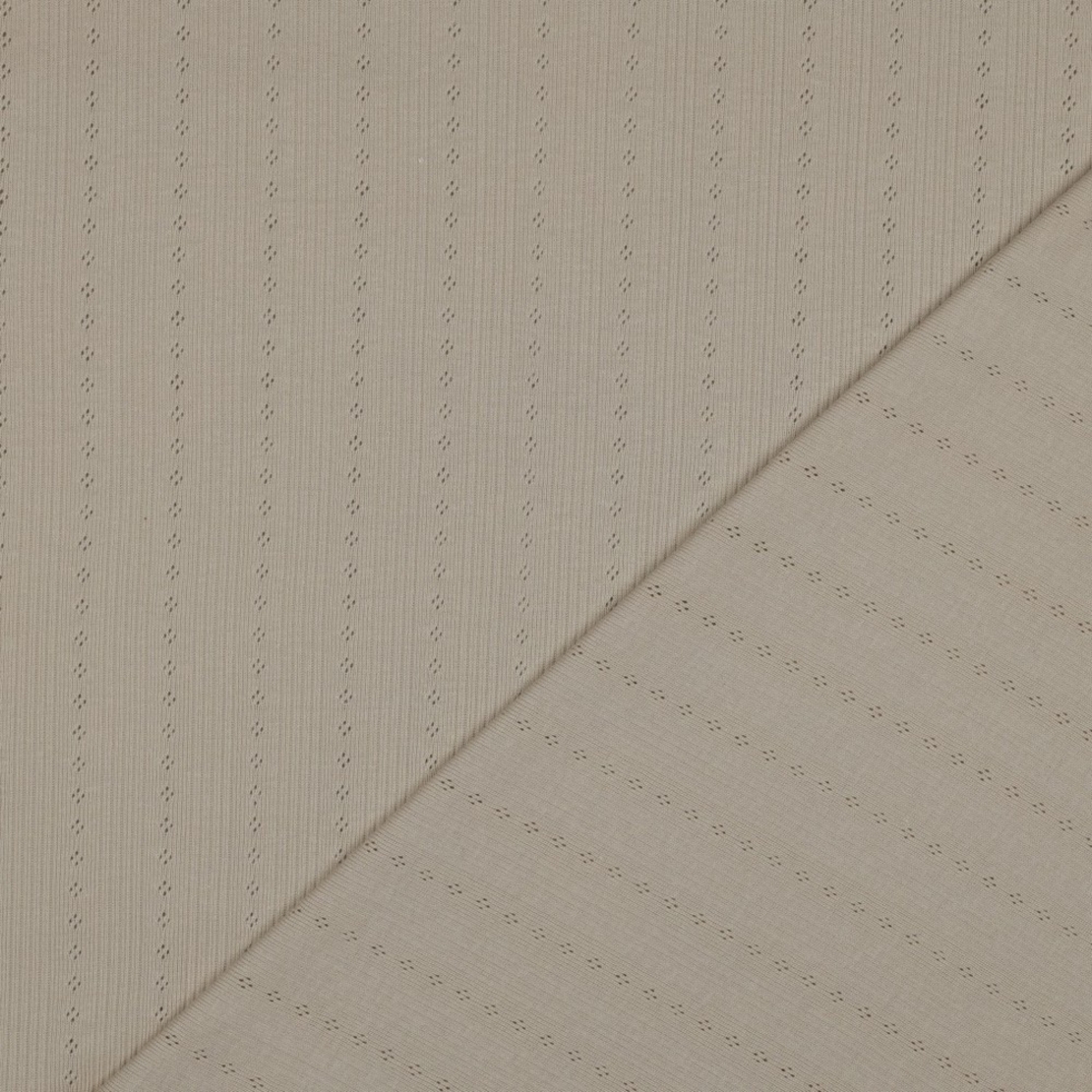 סריג פוינטל דוגמה שורות צבע חול בהיר