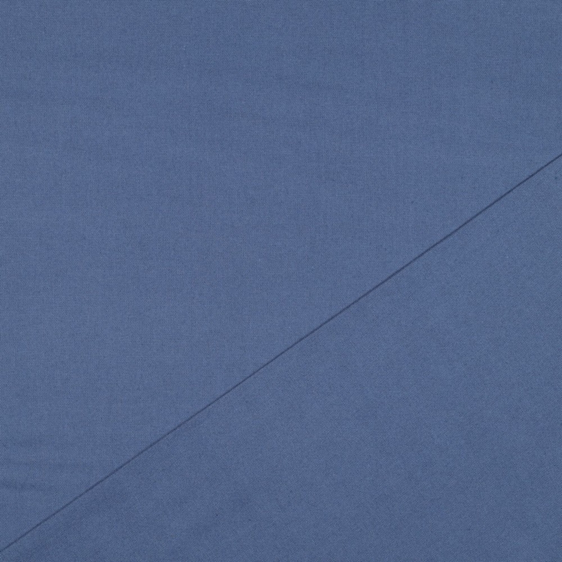 אריג פלנל צבע כחול גינס