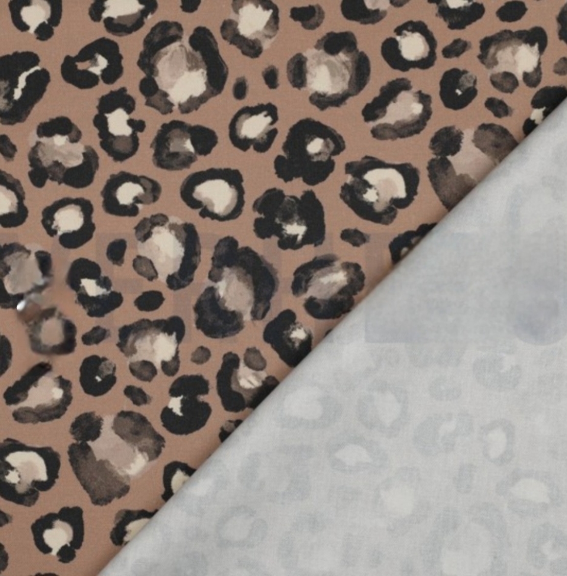 אריג קנבס דפוס מנומר דיגיטלי גווני כאמל