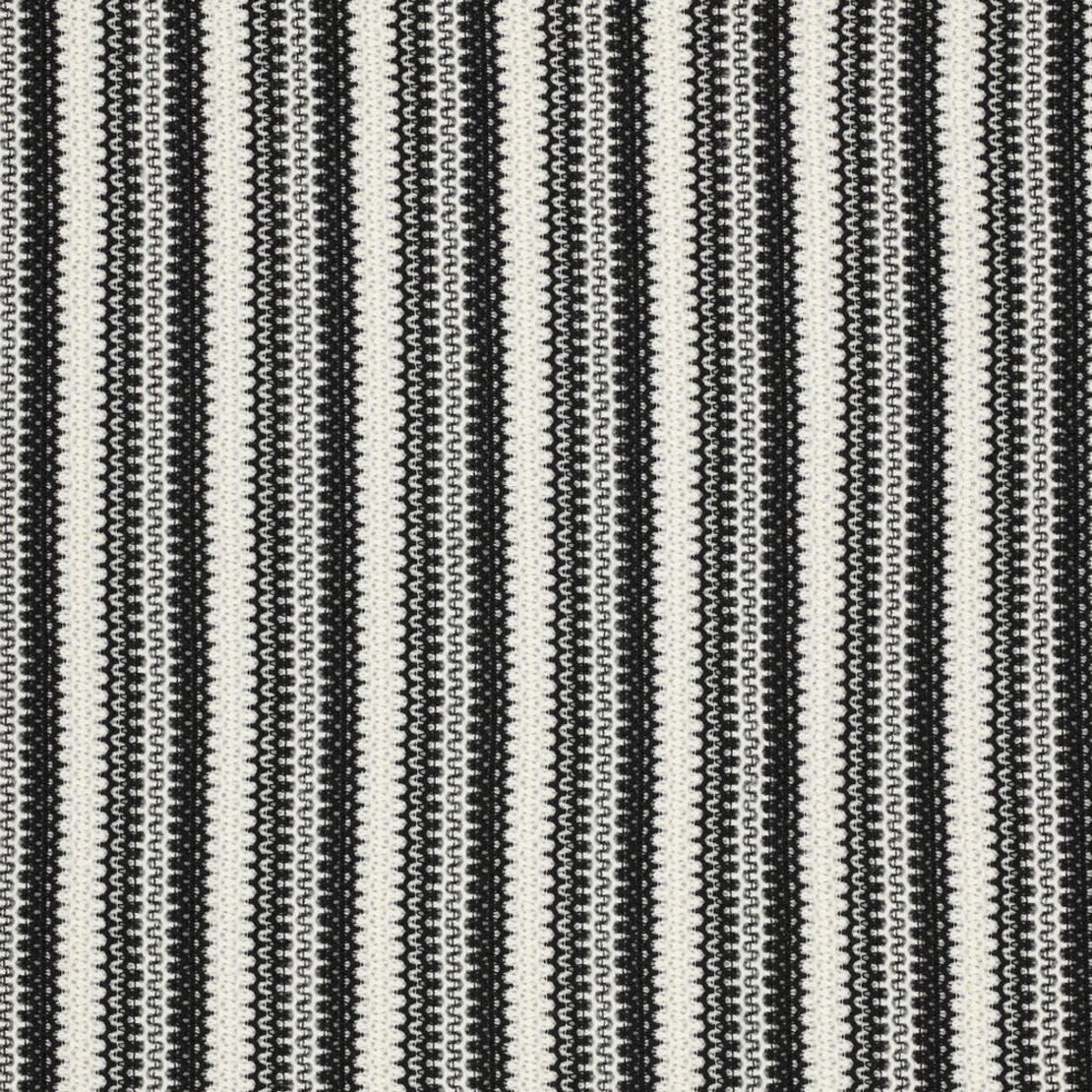 תחרה קרושה פסים גווני שחור ושמנת