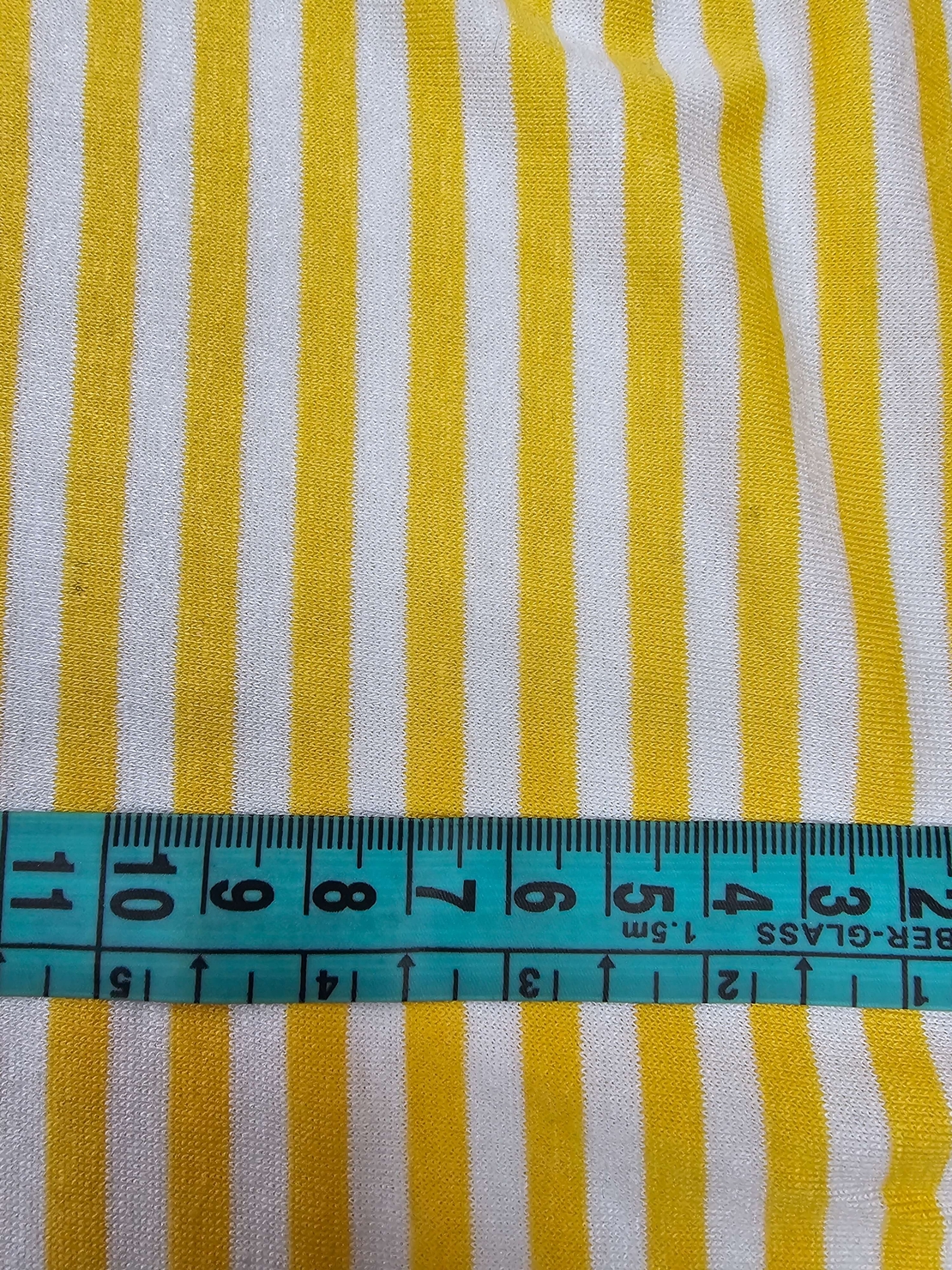 טריקו פסים לבן צהוב