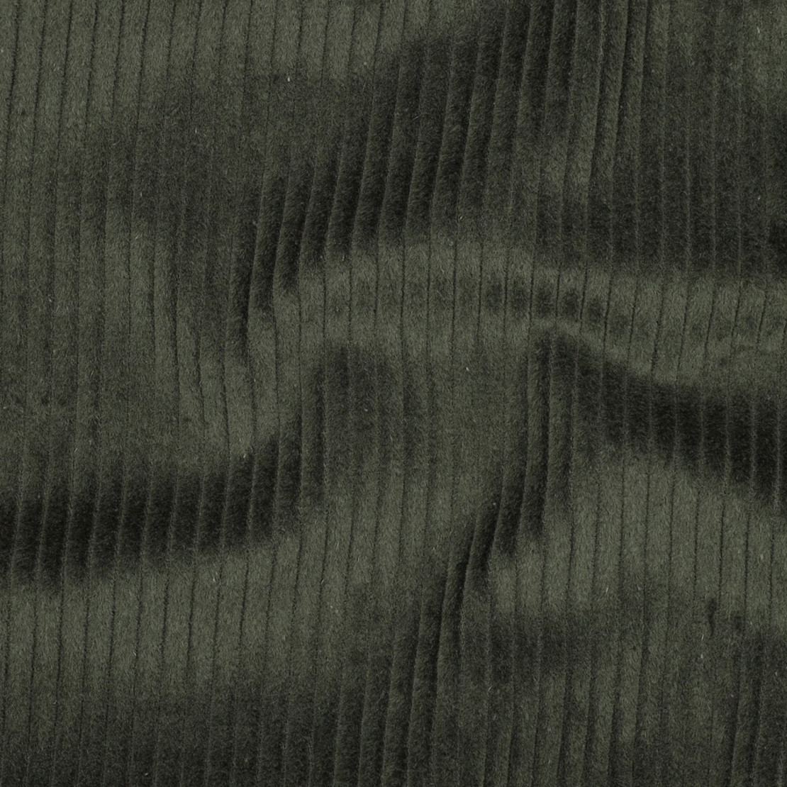 אריג קורדרוי מכובס פס רחב צבע ירוק האנטר