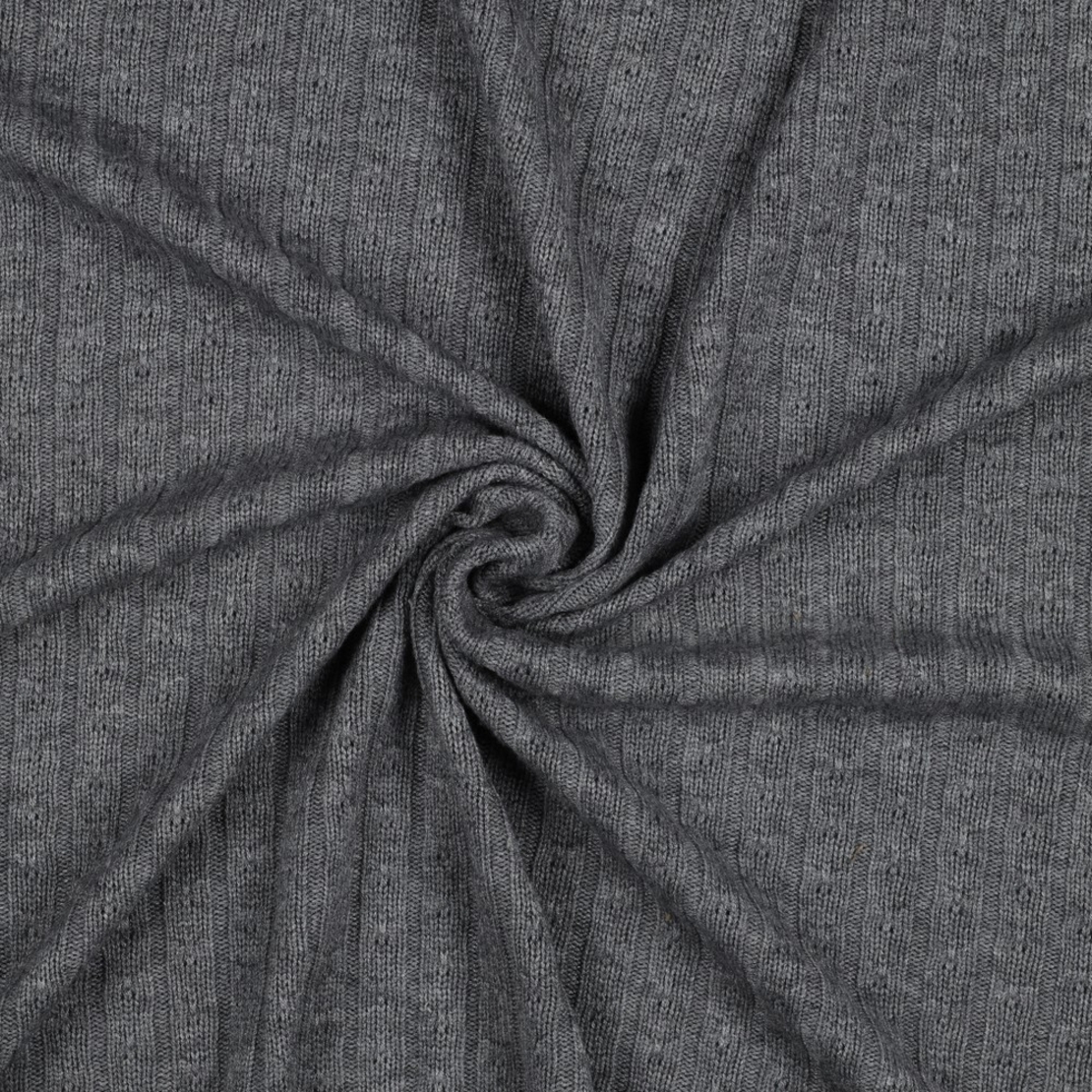 סריג צמות צבע אפור