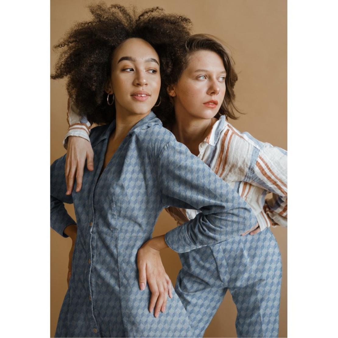 אריג גינס גקארד דוגמה גאומטרית