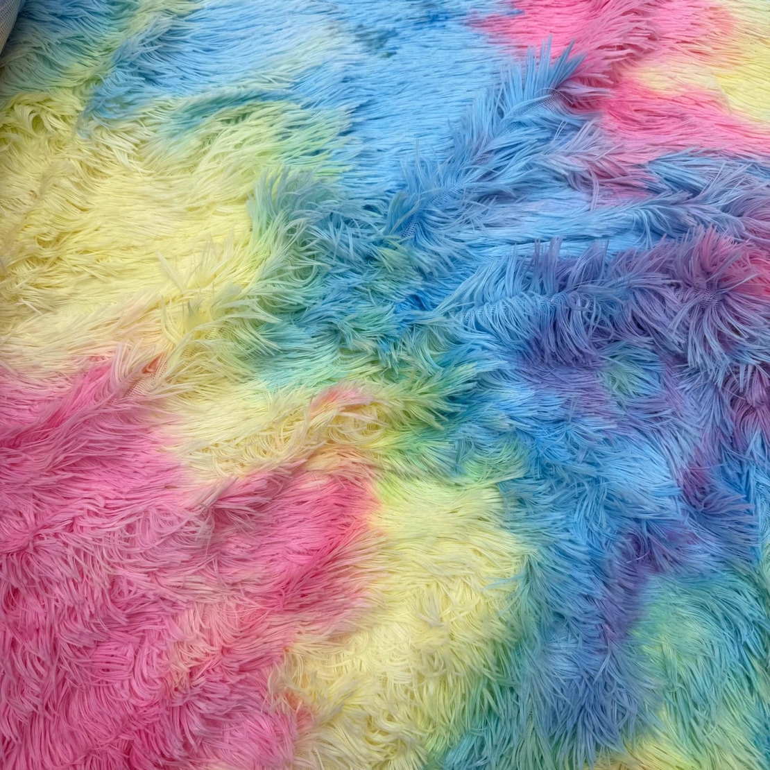 פרווה משי צבעונית דגם קשת