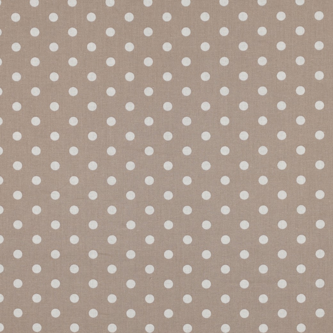 אריג כותנה נקודות לבן על רקע בז