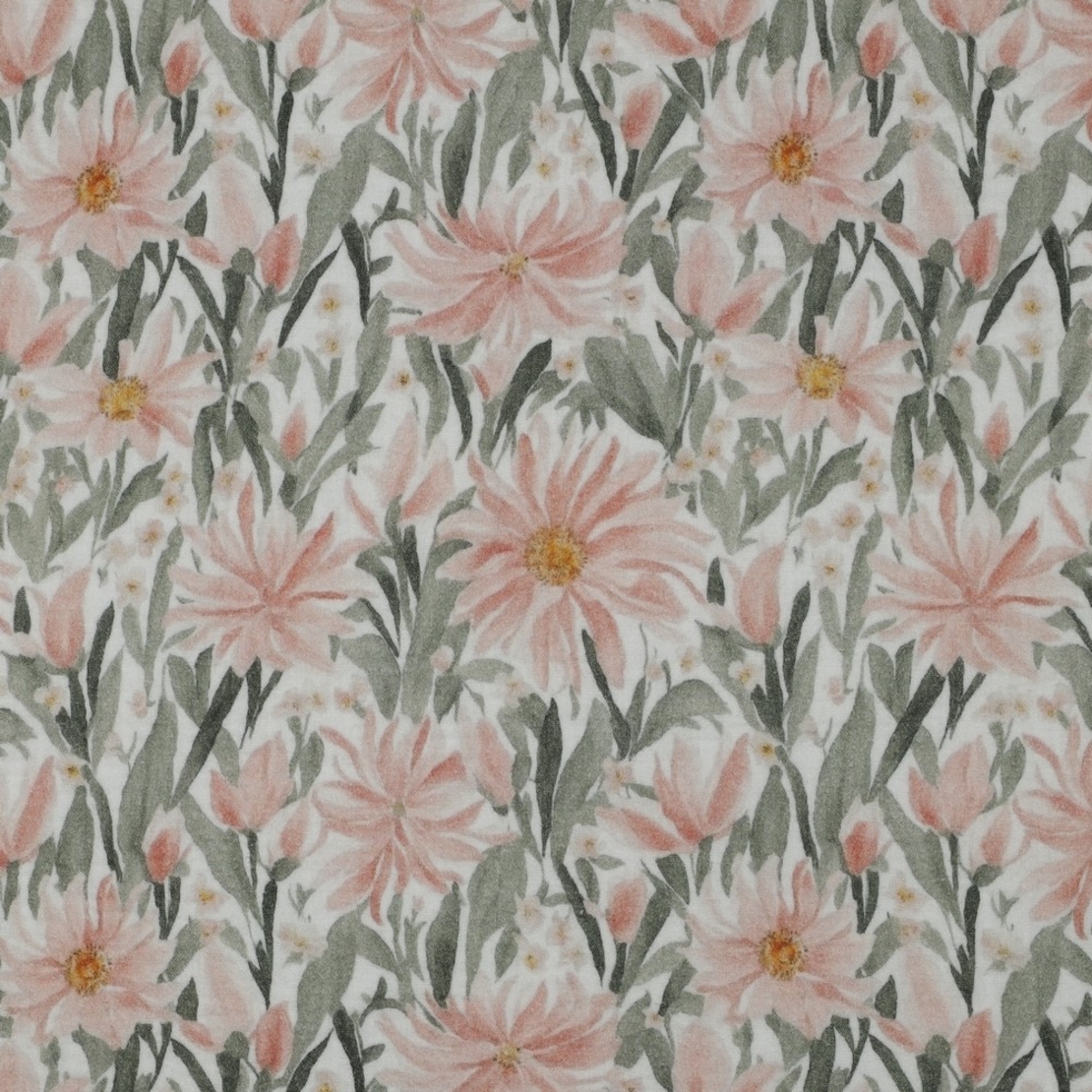 אריג דאבל טטרה דפוס פרחים פראים