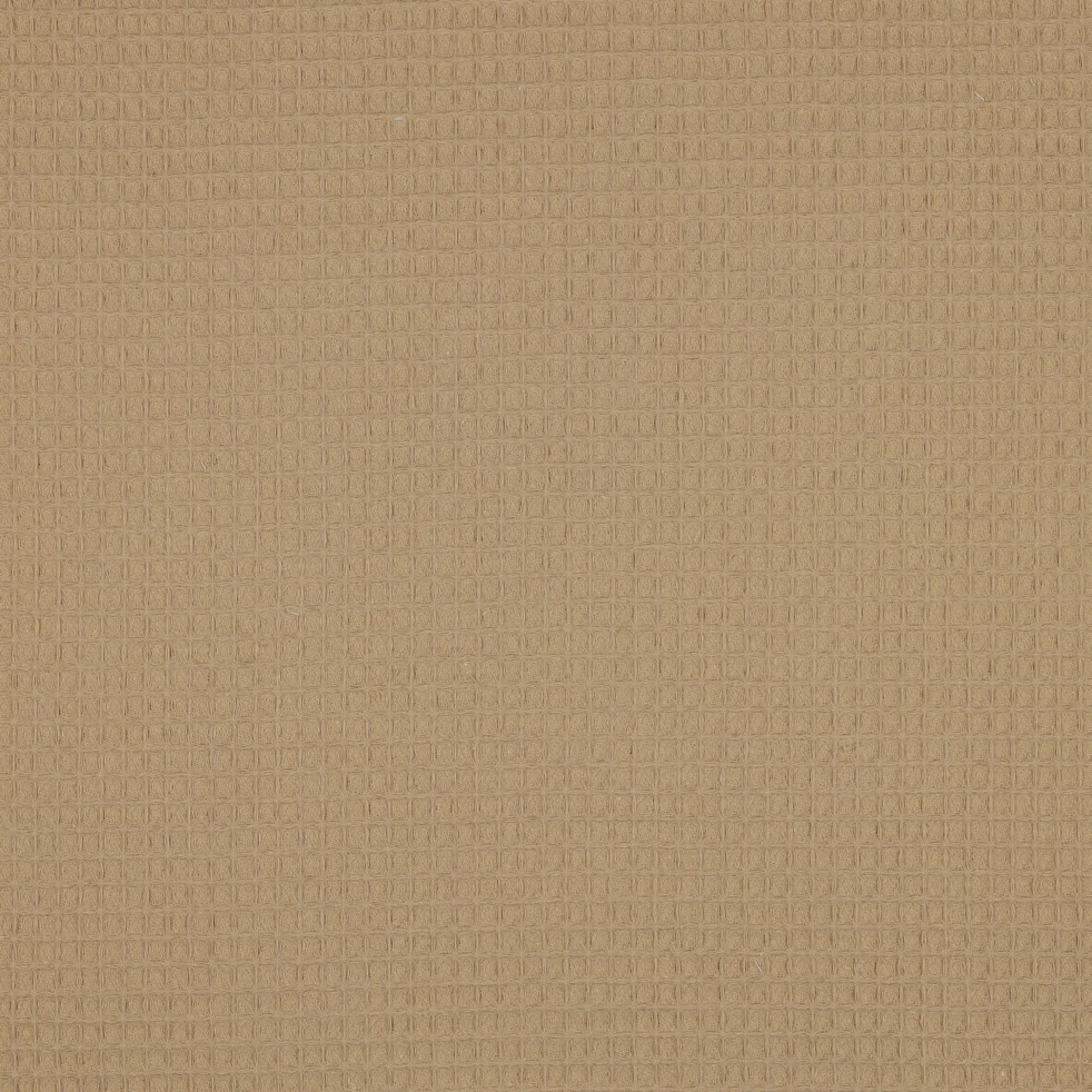 אריג פיקה וופל אורגני צבע חול