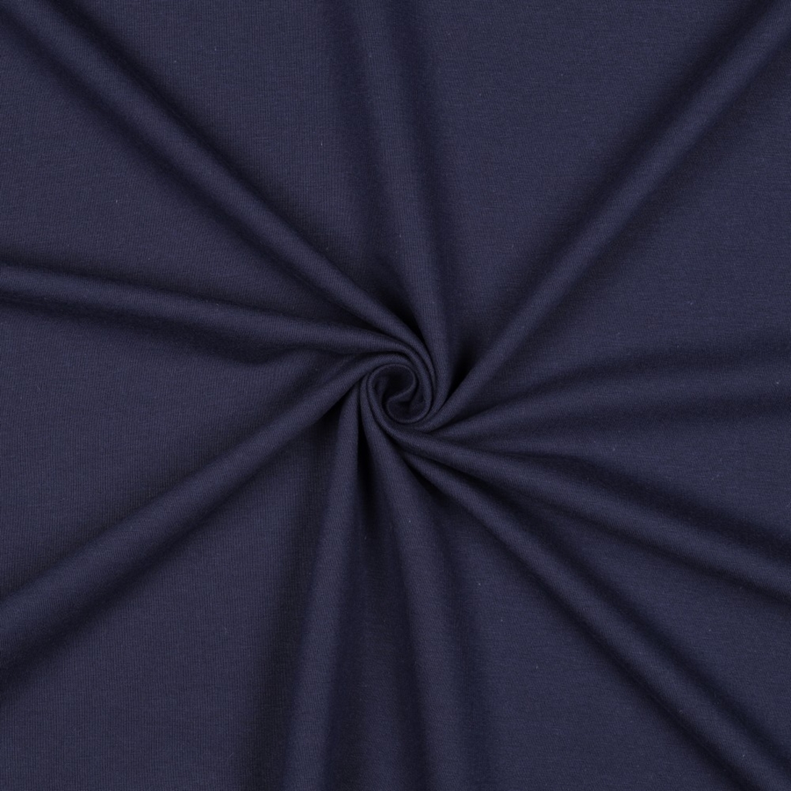 בד פוטר אורגני צבע נייבי