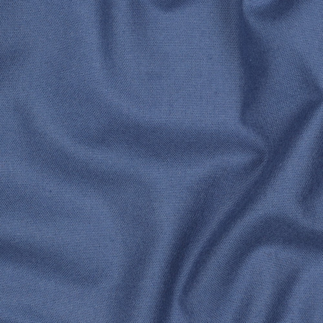 אריג פלנל צבע כחול גינס