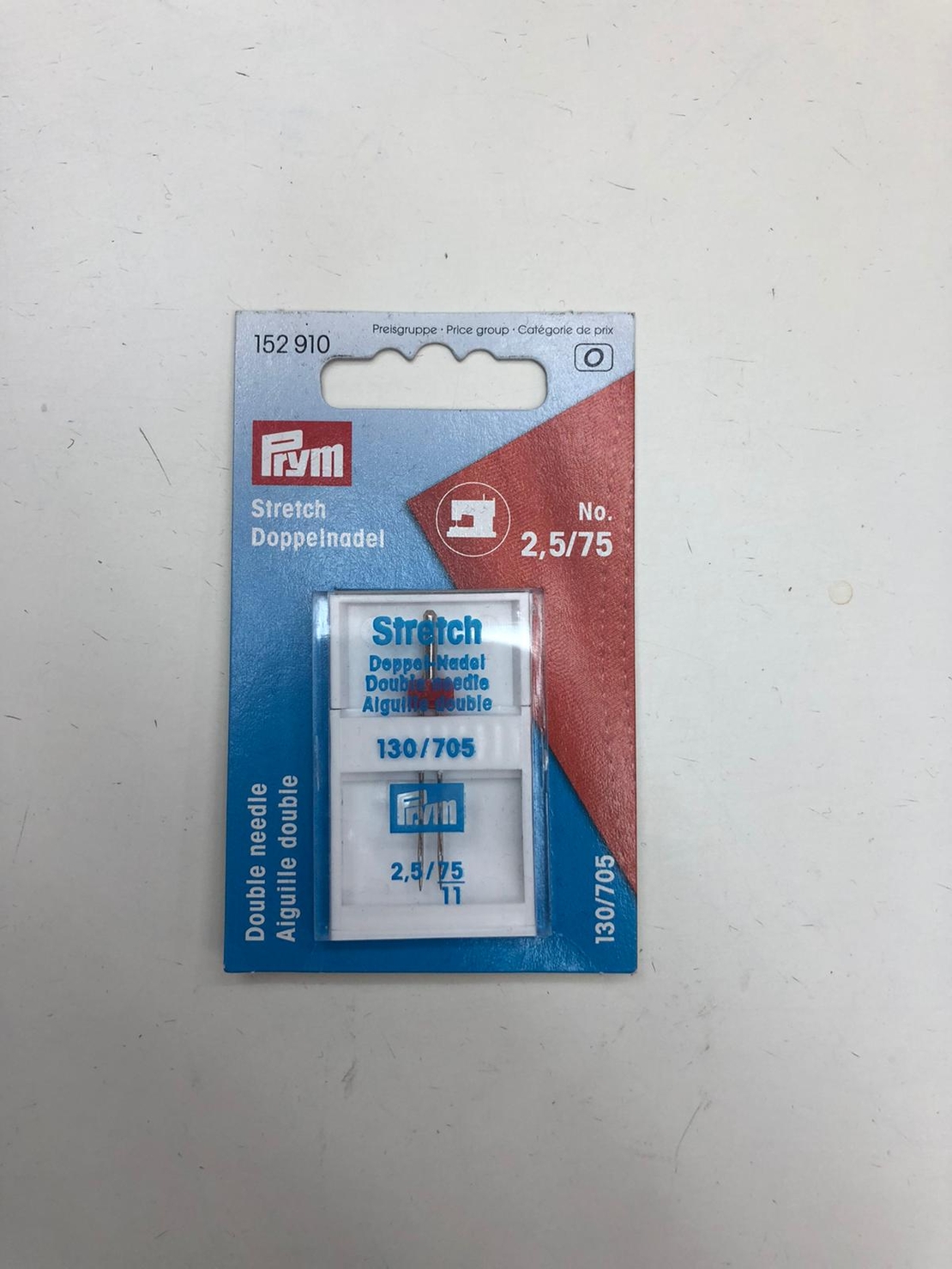 מחט כפולה למכונה ביתית (של זינגר)