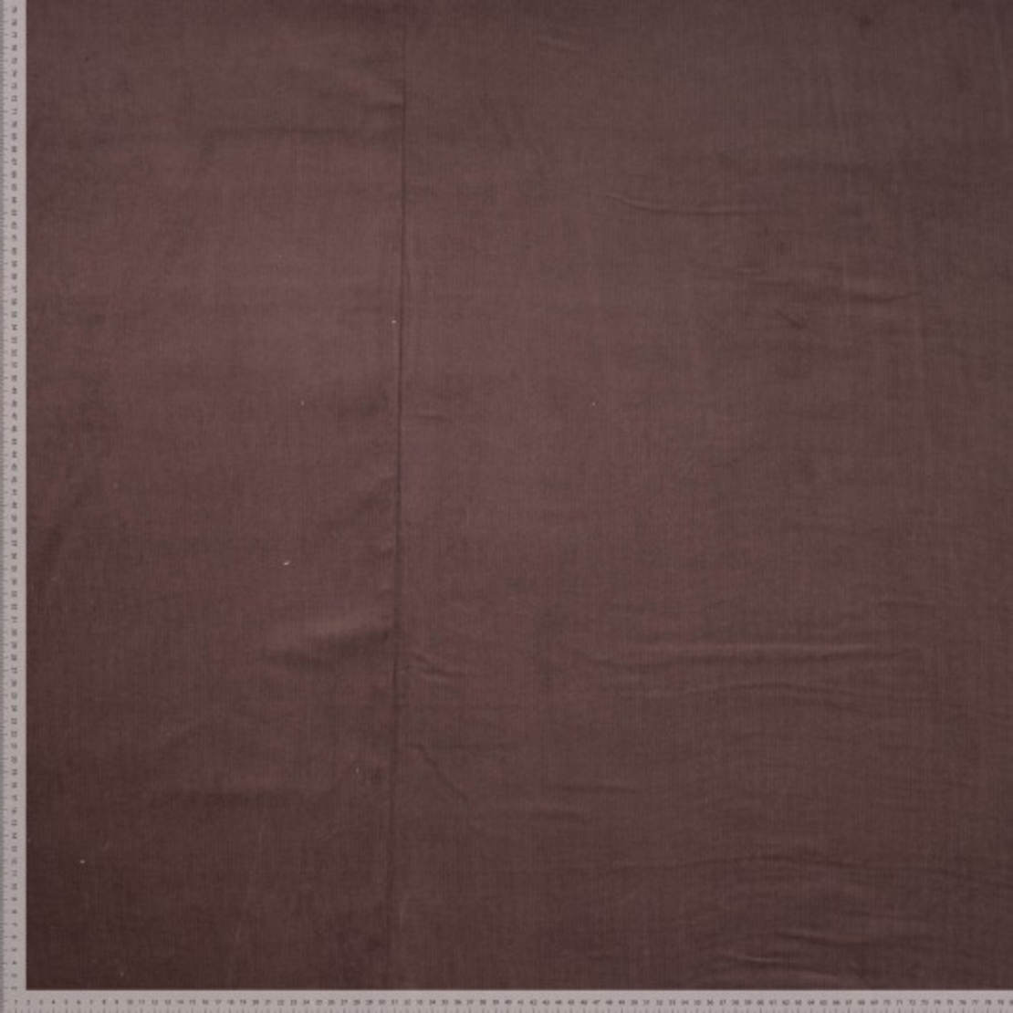 אריג קורדרוי בייבי צבע חום שוקולד