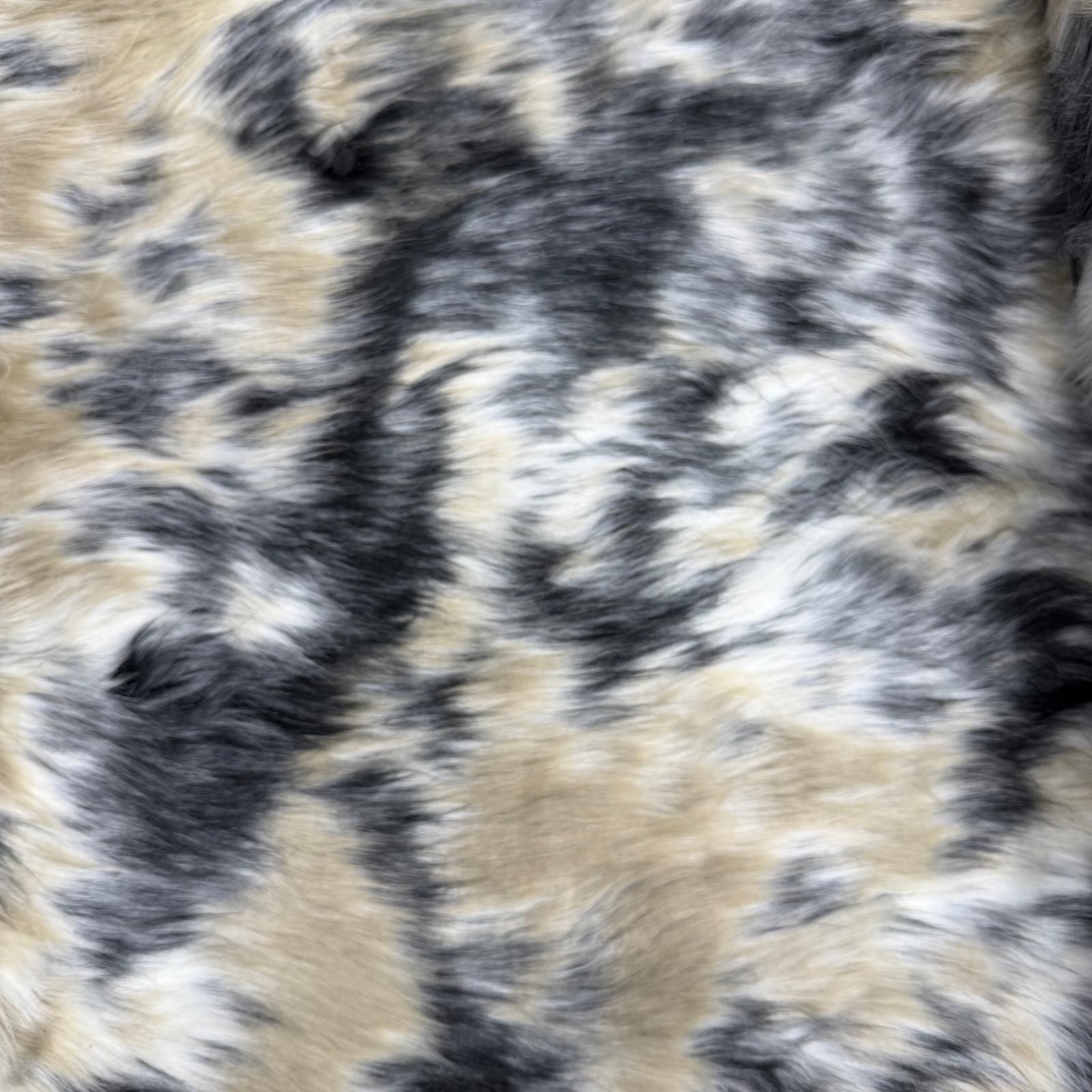 פרווה כתמים גווני כאמל שחור דגם סן ברנרד