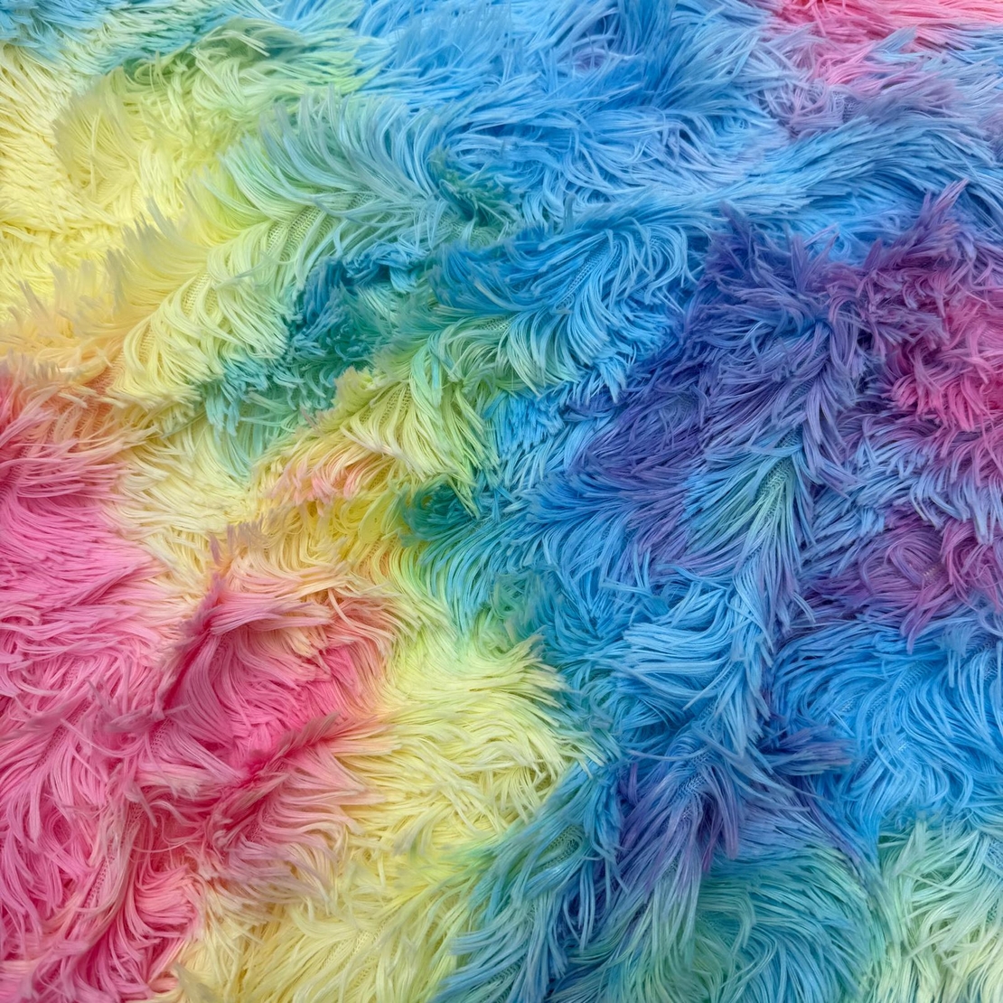 פרווה משי צבעונית דגם קשת