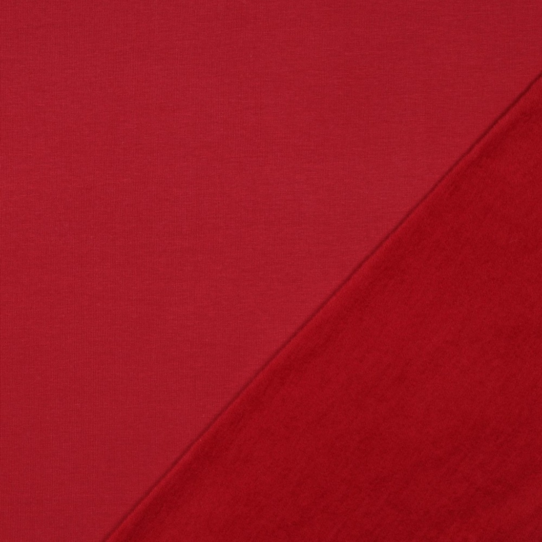 בד פוטר אורגני צבע בורדו