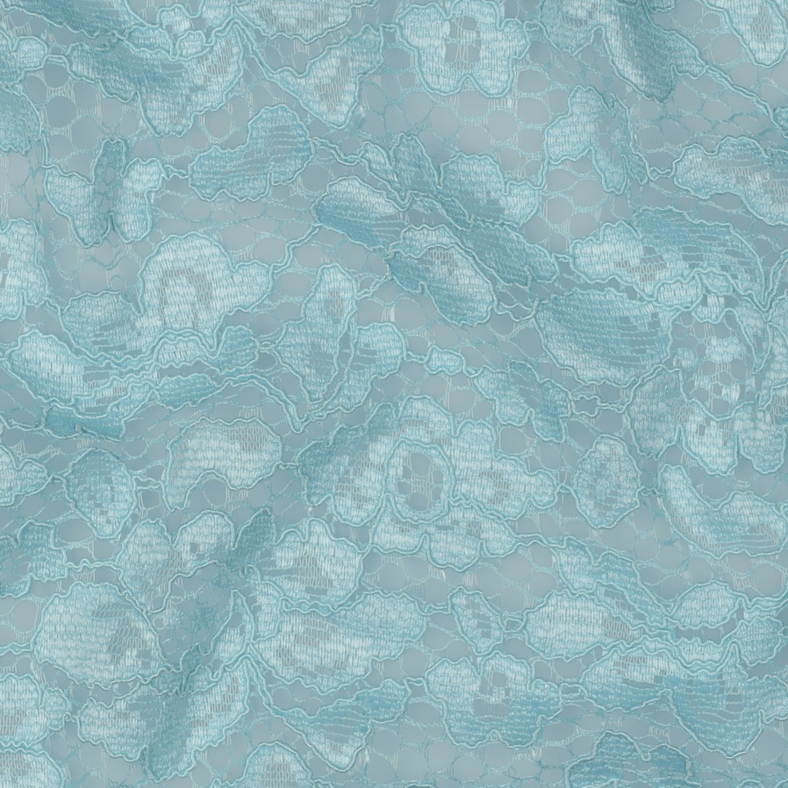 תחרה צבע טורקיז בהיר דגם קלודין