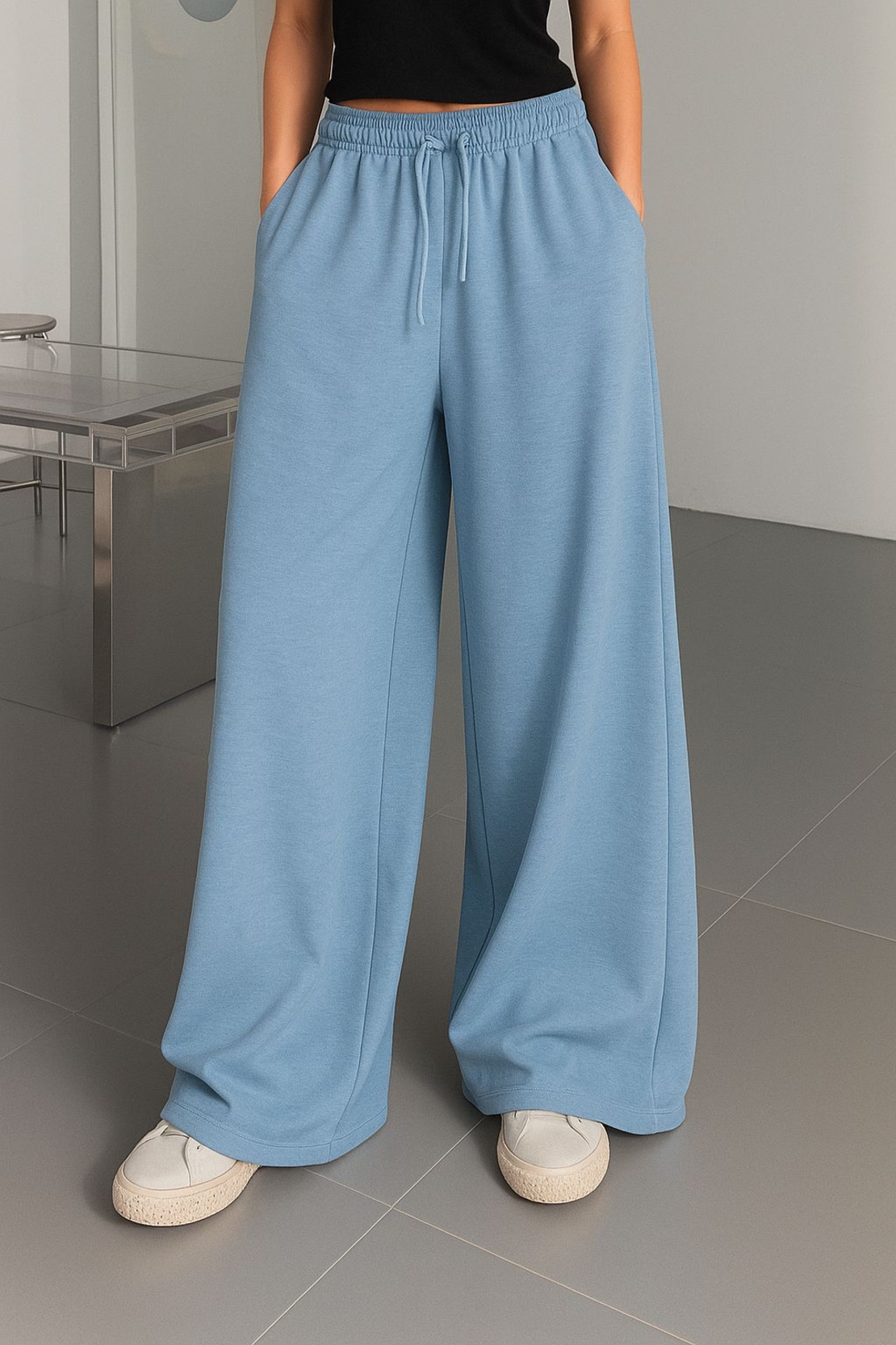 פרנץ טרי צבע כחול גינס בהיר