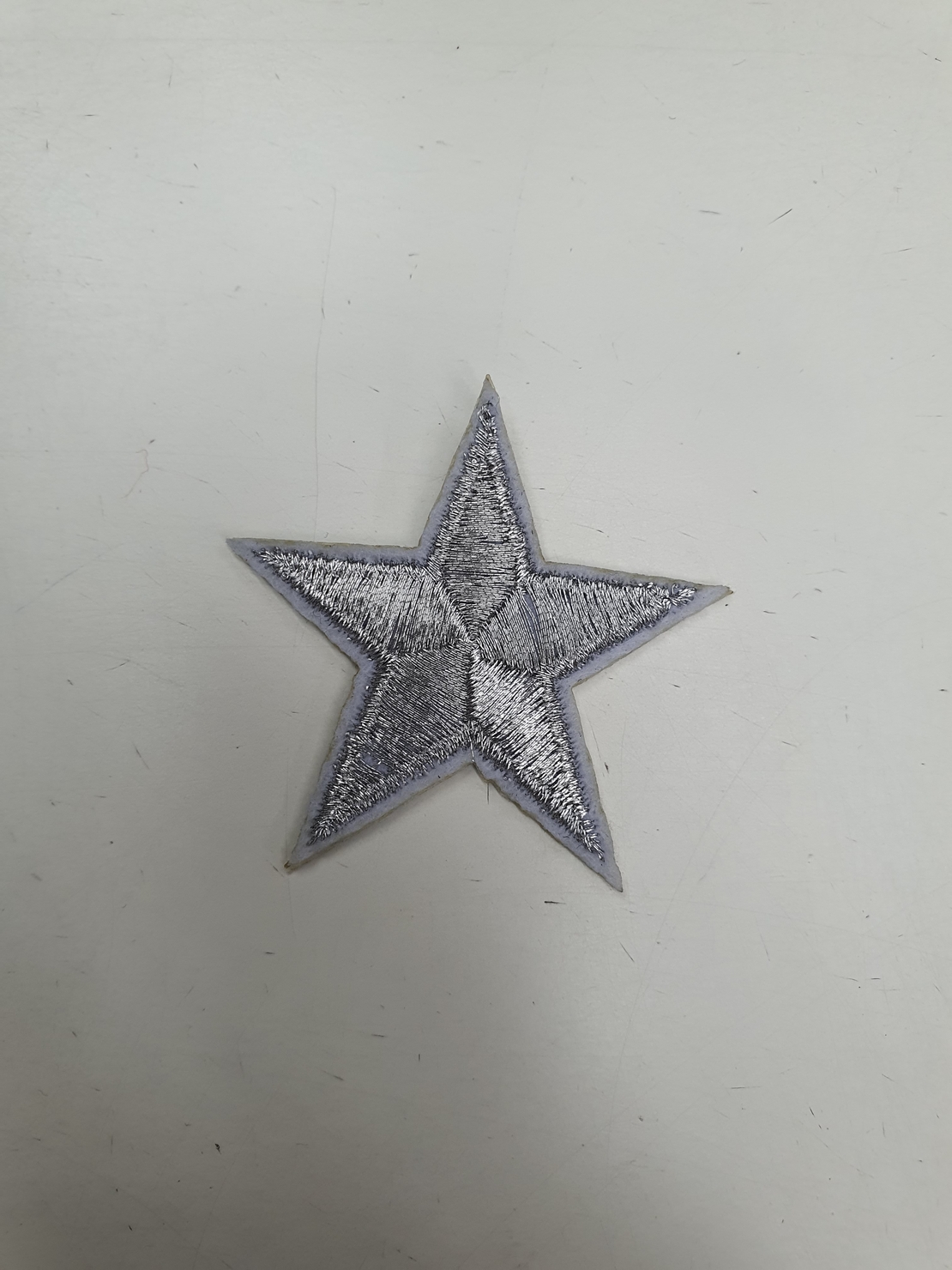 פאץ כוכב רקום אפור כסוף