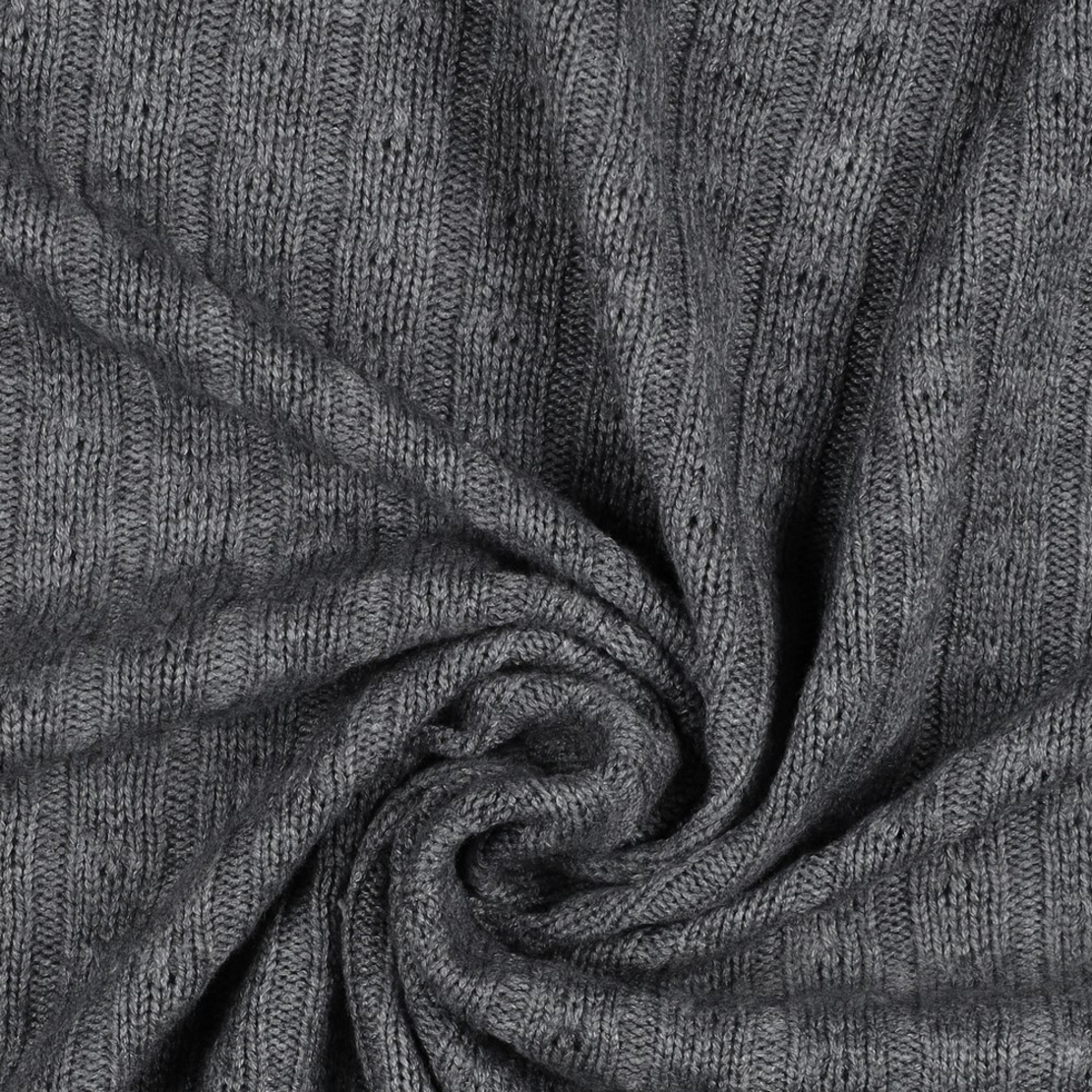 סריג צמות צבע אפור