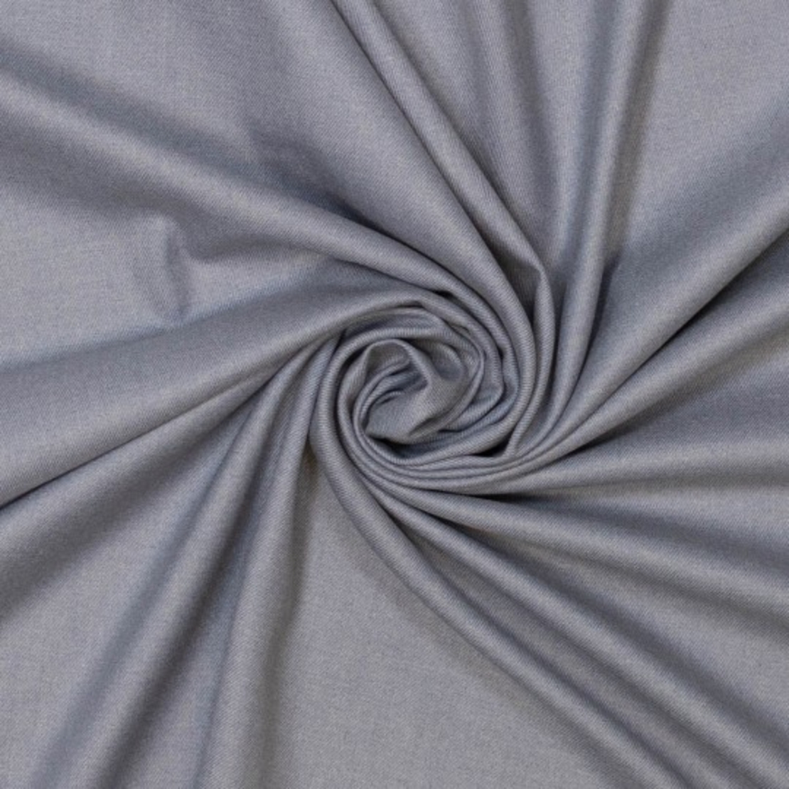 אריג במבוק צבע אפור בהיר מלאנז