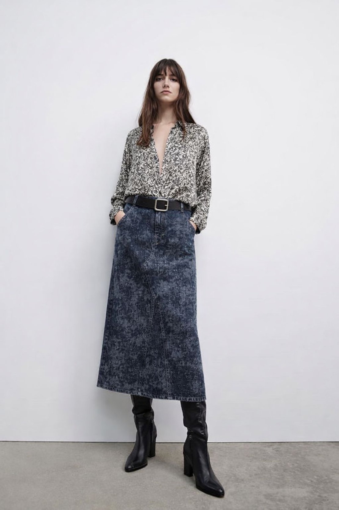 אריג גינס גקארד דוגמה מופשטת