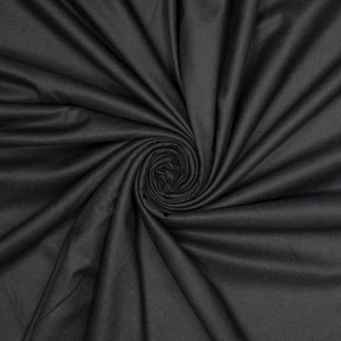 אריג במבוק צבע אפור כהה מלאנז