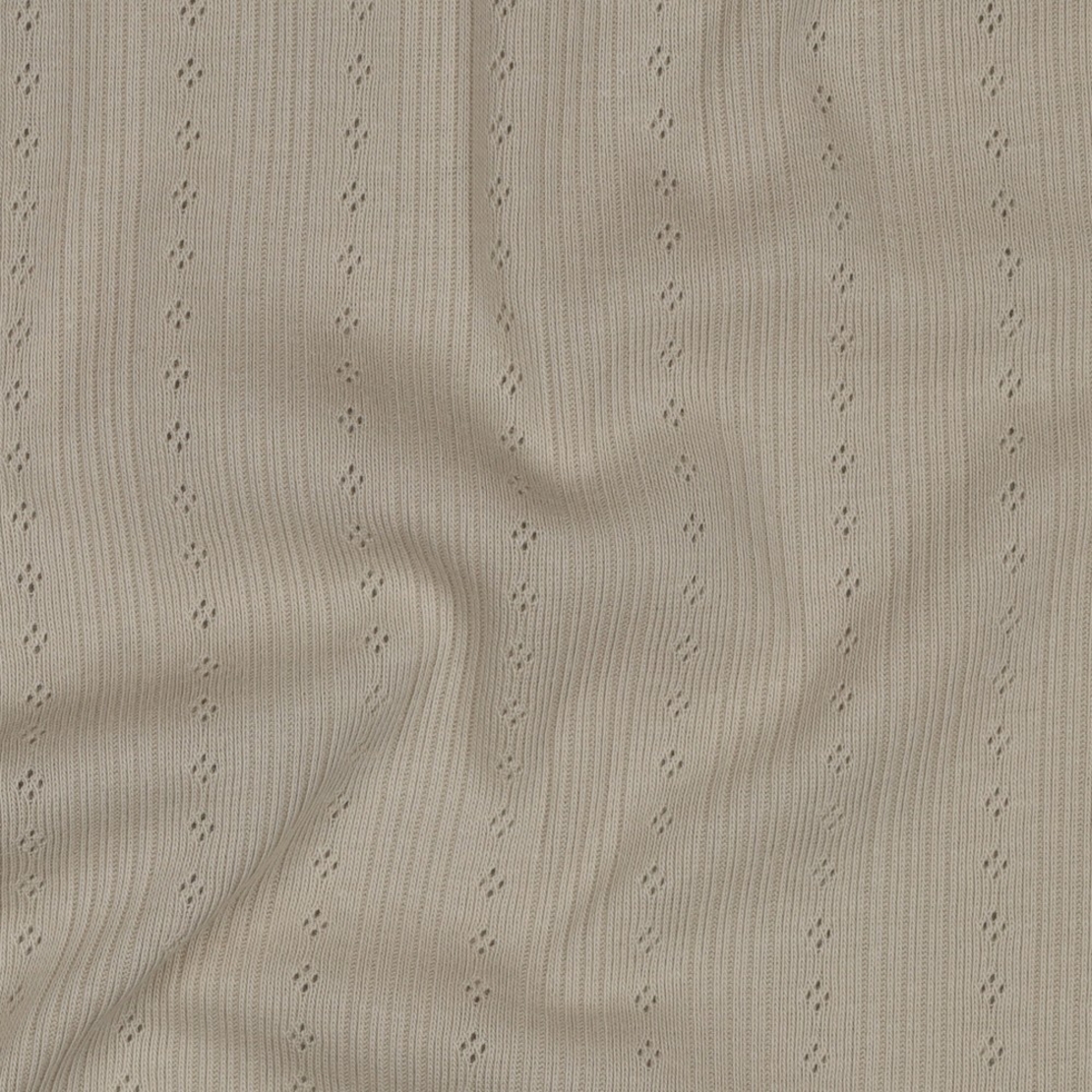 סריג פוינטל דוגמה שורות צבע חול בהיר