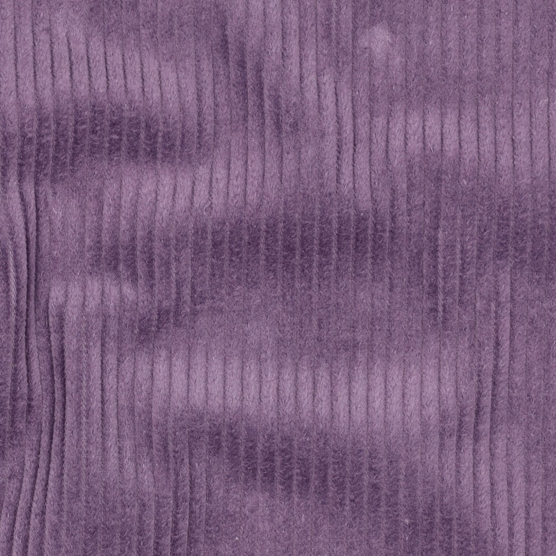 אריג קורדרוי מכובס פס רחב צבע ענבים