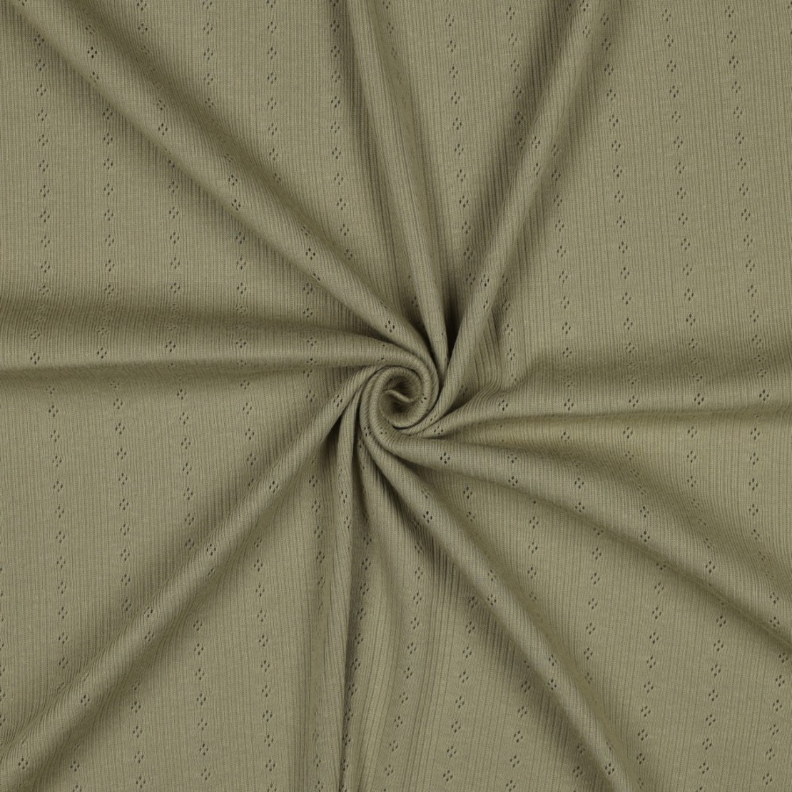 סריג פוינטל דוגמה שורות צבע ירוק מרווה