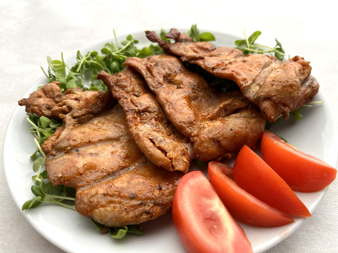 סטייק פרגית מעושנת - מנה